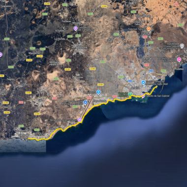 Arrecife Puerto del Carmen con Draisiana Lanzarote